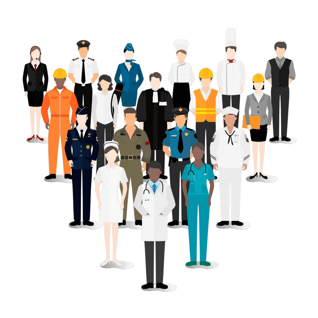 various careers professions